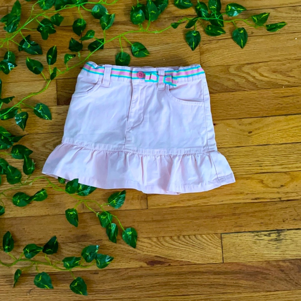 Cute pink jean skort